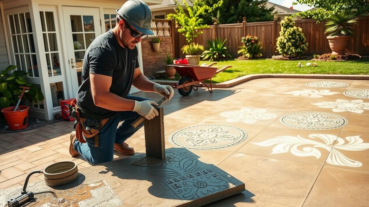 What is the downfall of stamped concrete?