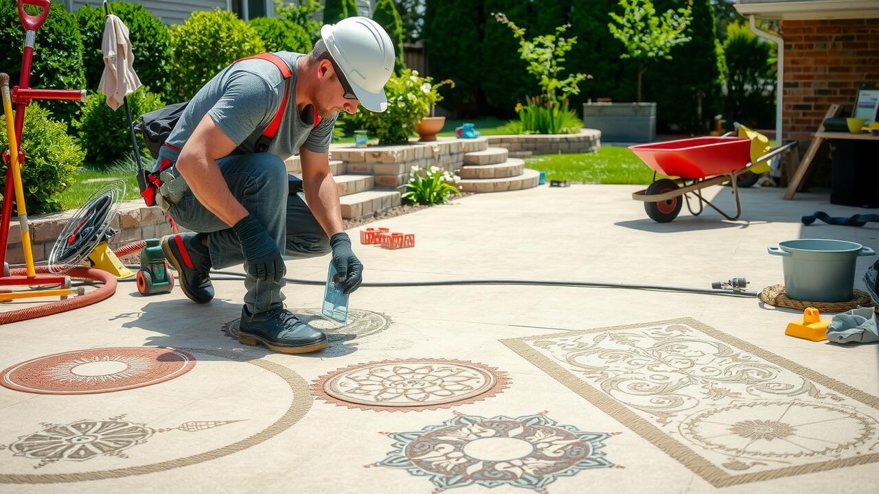 What is the downside of stamped concrete?